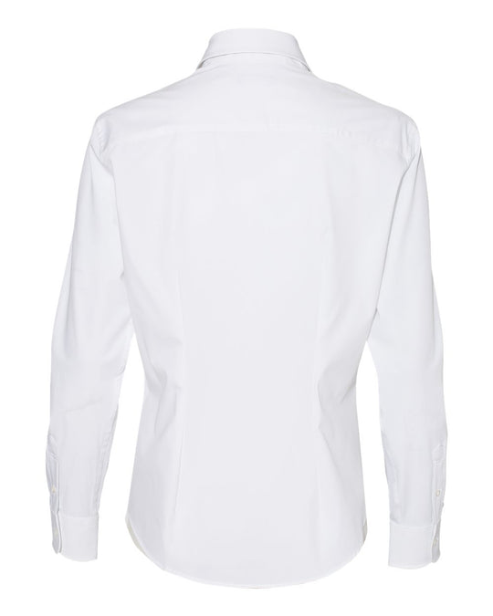 Van Heusen Womens Flex 3 Shirt With Four-Way Stretch, XL, White
