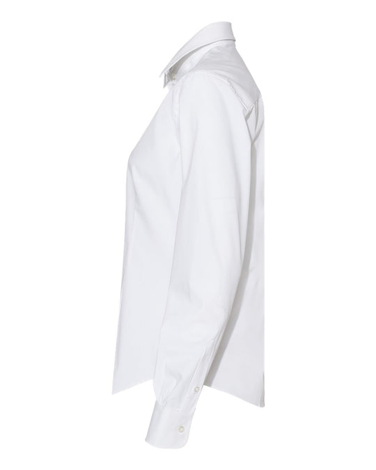Van Heusen Womens Flex 3 Shirt With Four-Way Stretch, XL, White