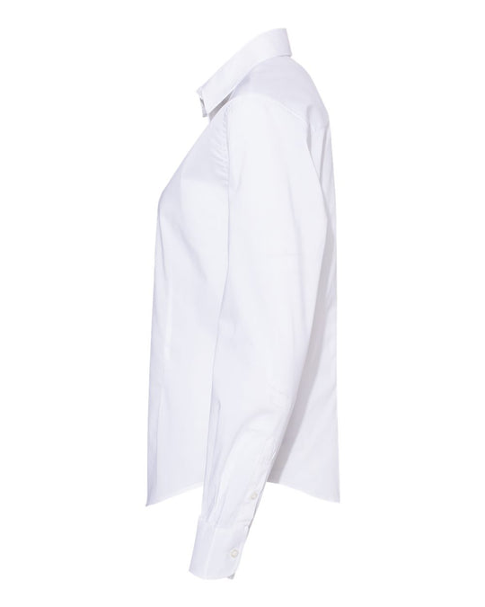 Van Heusen Womens Stretch Spread Collar, XL, White