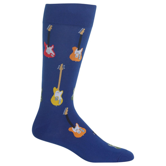 Hot Sox Mens Guitars Crew Socks