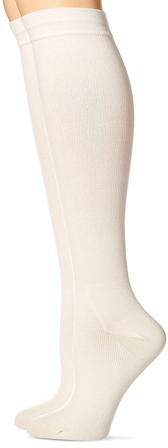 Dr. Scholls Womens American Lifestyle Collection Floral Knee High Compression Socks 2 Pair