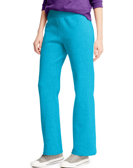 Hanes Women`s ComfortSoft EcoSmart Open Leg Fleece Sweatpants