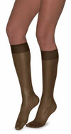 L'eggs Brown Sugar Knee Highs Sandal Toe 2 Pair