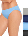Hanes Womens Ultimate Breathable Comfort Micro Mesh Bikini 4-Pack, 5