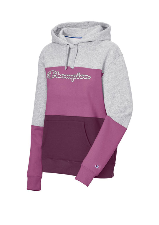 Champion Womens Powerblend Colorblock Hoodie