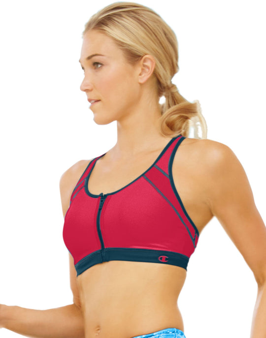 Champion Women's The Zip Sports Bra