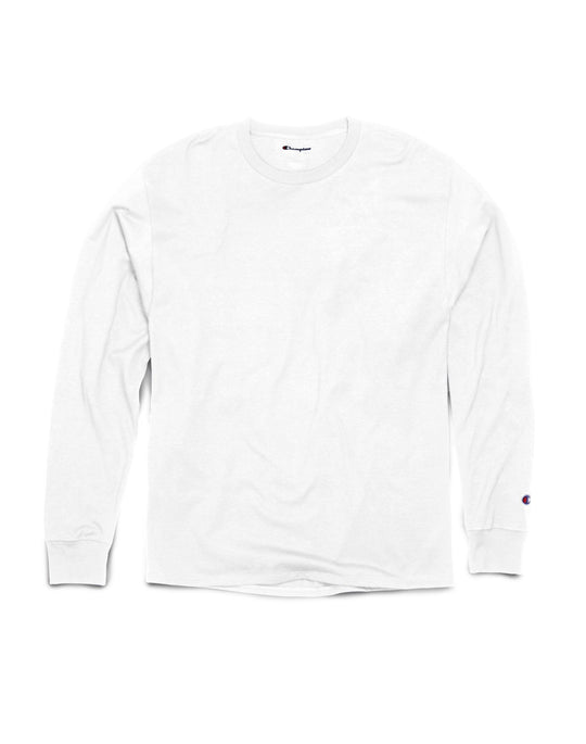 Champion Mens Long Sleeve Ring Spun T-Shirt