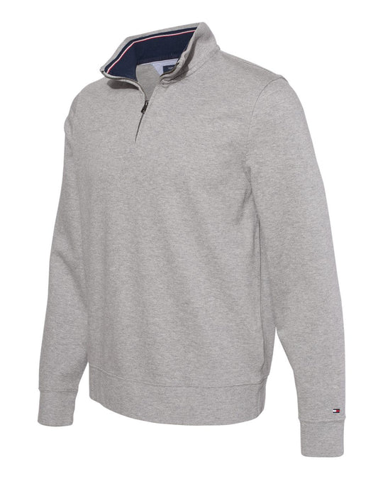 Tommy Hilfiger Mens QuarterZip Pullover Sweatshirt 13H1858