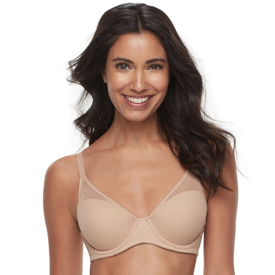 Vanity Fair Womens Breathable Luxe Full Coverage Padded Underwire Bra