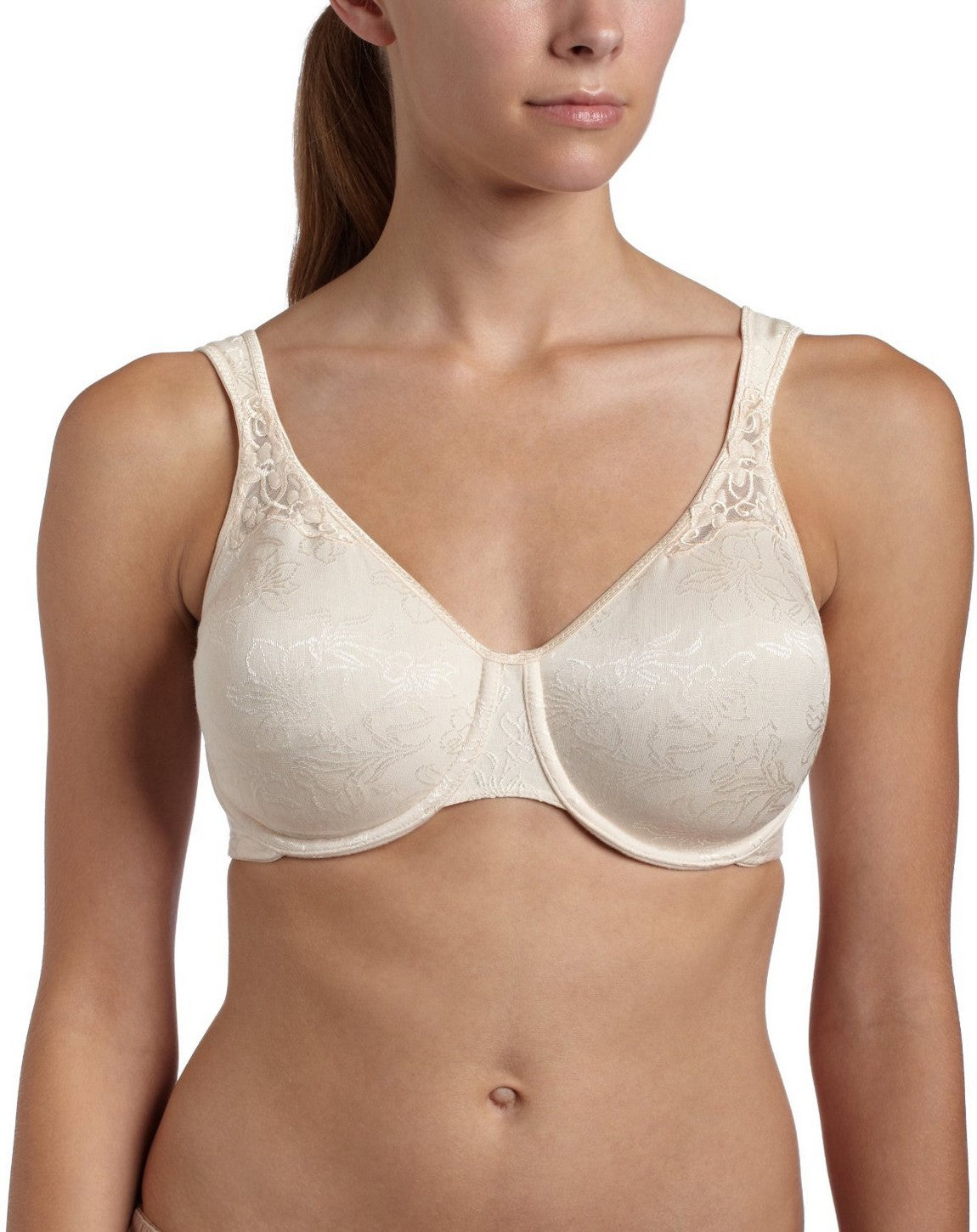 Playtex Feel Beautiful Cotton Blend jacquard Underwire Bra