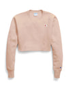 Champion Life Womens Reverse Weave Cropped Cut Off Crew-Mens Fit