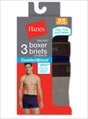Hanes Men's TAGLESS ComfortBlend Boxer Brief with ComfortFlex Waistband 3-Pack