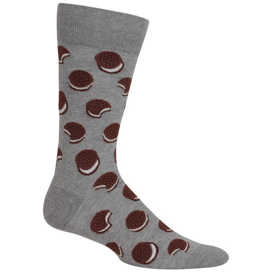 Hot Sox Mens Sandwich Cookie Socks