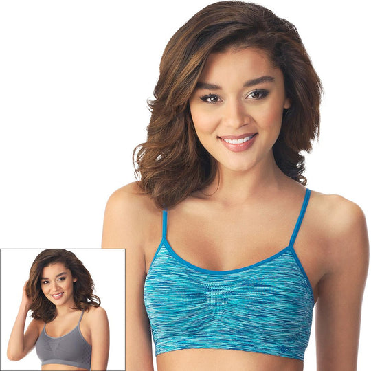 Lily of France Dynamic Duo Women`s 2-Pack Seamless Bralette