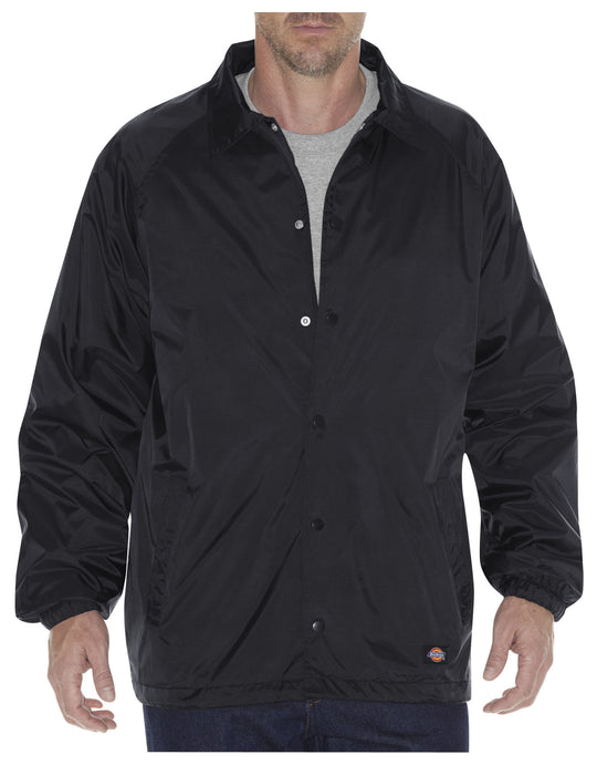 Dickies Mens Snap Front Nylon Jacket