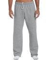 Gildan Mens Heavy Blend Open Bottom Sweatpants, S, Dark Heather