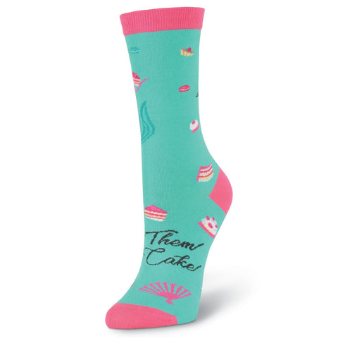 K. Bell Womens Mermaid Antoinette Crew Socks