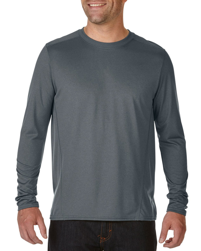 Gildan Mens Performance Long Sleeve Tech T-Shirt
