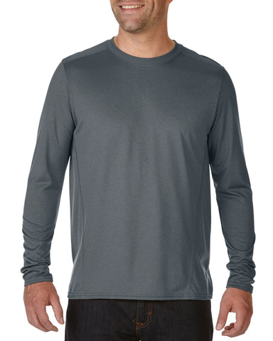 Gildan Mens Performance Long Sleeve Tech T-Shirt