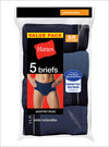 Hanes Men's Fashion Briefs with Comfort Flex Waistband 5 Pack