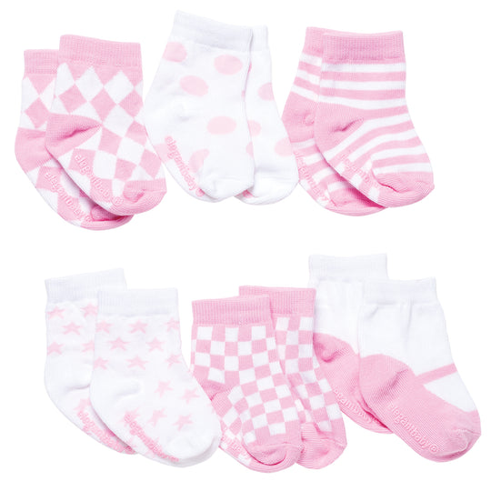 Elegant Baby Unisex 6-Pack Baby Socks