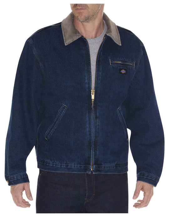 Dickies Mens Stone Washed Denim Jacket