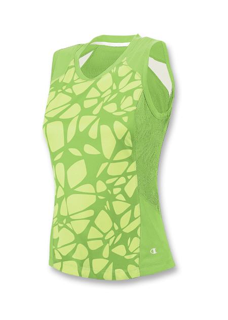 Champion Double Dry Vented Burnout Women's Muscle T Shirt