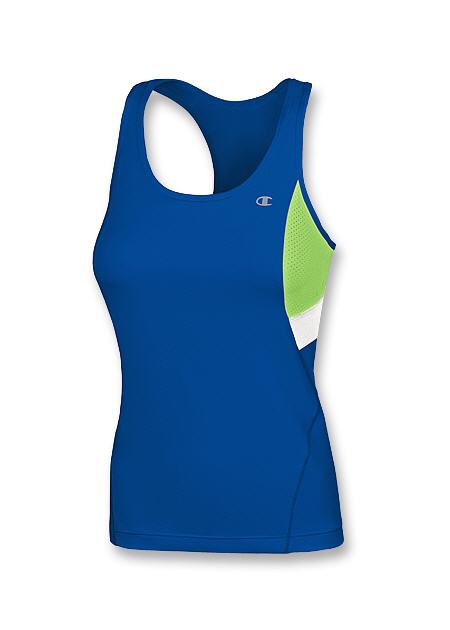 Champion Double Dry Long Sports Top with Built-in Sports Bra