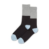 Hot Sox Mens Color Block Crew Socks