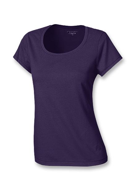 Champion 100% Cotton Scoop-Neck Women's T Shirt