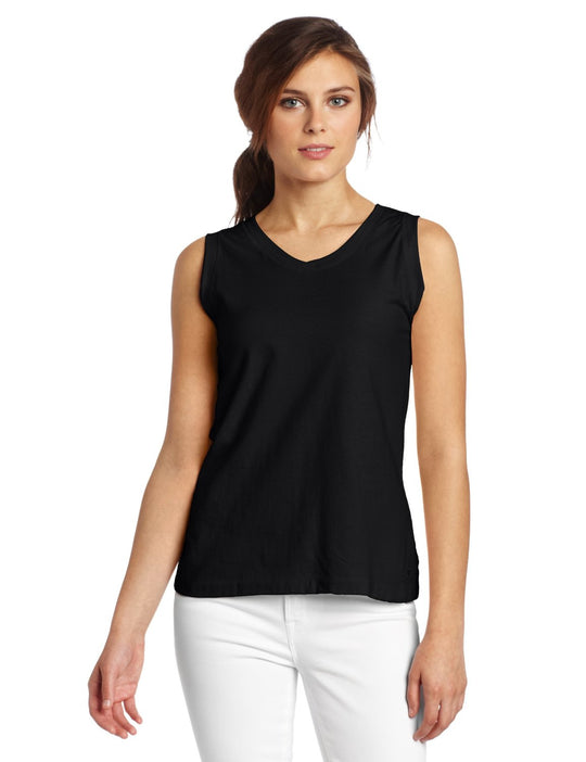 Champion Women's Favorite Cotton V-Neck Tank Top