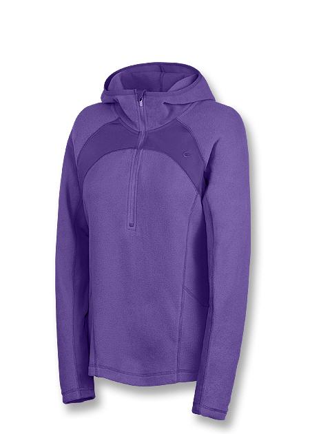 Champion Double Dry Micro-Tech Fleece Quarter-Zip Women's Hoodie