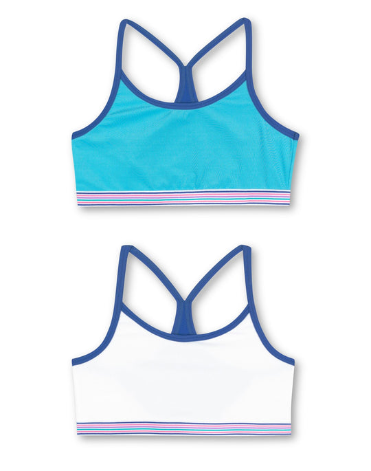 Hanes ComfortFlex Fit Layered Cami Racerback Wirefree Bra 2 Pack