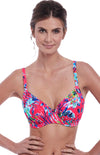 Fantasie Womens Fiji Underwire Gathered Full Cup Bikini Top