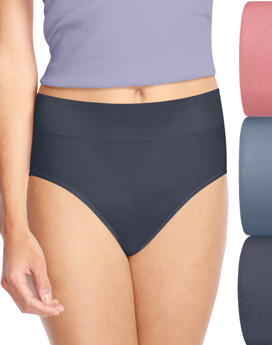 Hanes Ultimate® Smoothing Seamless Hi-Cut 3-Pack