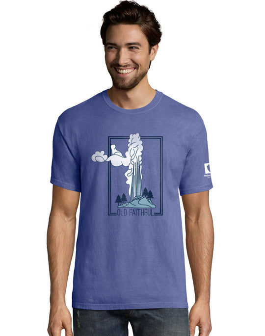 Hanes Mens ComfortWash National Parks Graphic Short Sleeve Tee