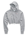 Champion Life Womens Reverse Weave Cropped Cut Off Pullover Hoodie