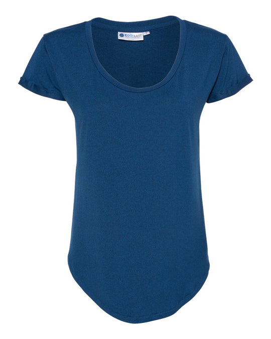 Weatherproof Women’s Cool Last Heathered Lux Dolman Sleeve T-Shirt W20429, XL