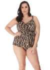 Elomi Womens Fierce Moulded Tankini with Adjustable Neckline