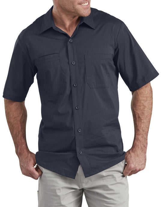Dickies Mens Temp-iQ Performance Cooling Woven Short Sleeve Shirt