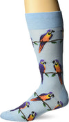 Hot Sox Mens Macaws Crew Socks