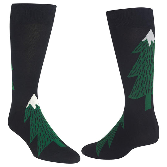 Hot Sox Mens Giant Tree Crew Socks