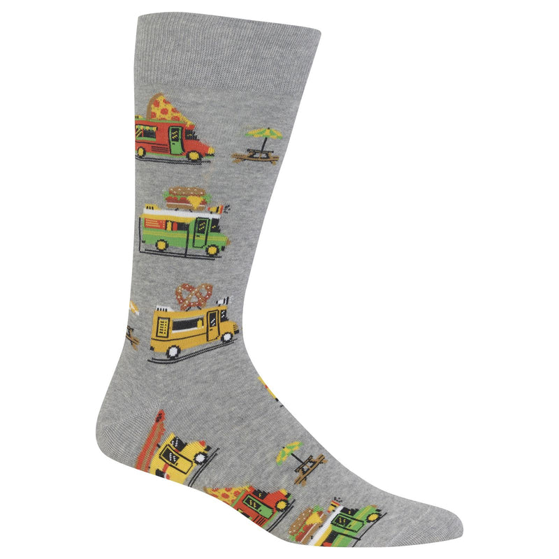 Hot Sox Mens Food Truck Crew Socks