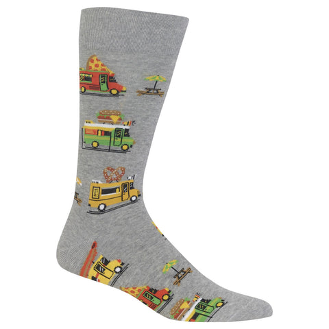 Hot Sox Mens Food Truck Crew Socks