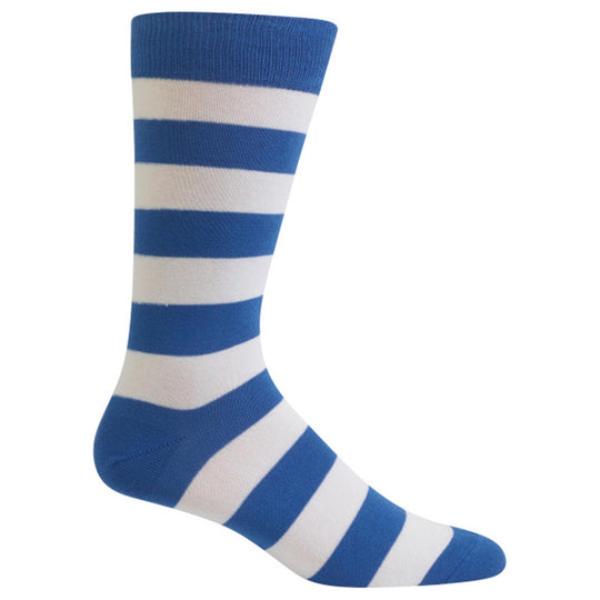 Hot Sox Mens College Rugby Stripe Socks