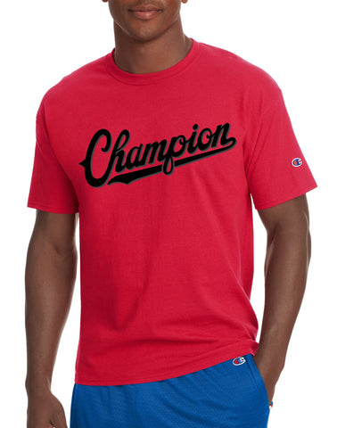 Champion Mens Graphic Short Sleeve Jersey Tee