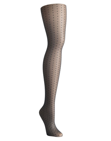 Hanes Womens Sheer Dot Control Top Tights