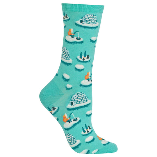 Hot Sox Womens Igloos Crew Socks
