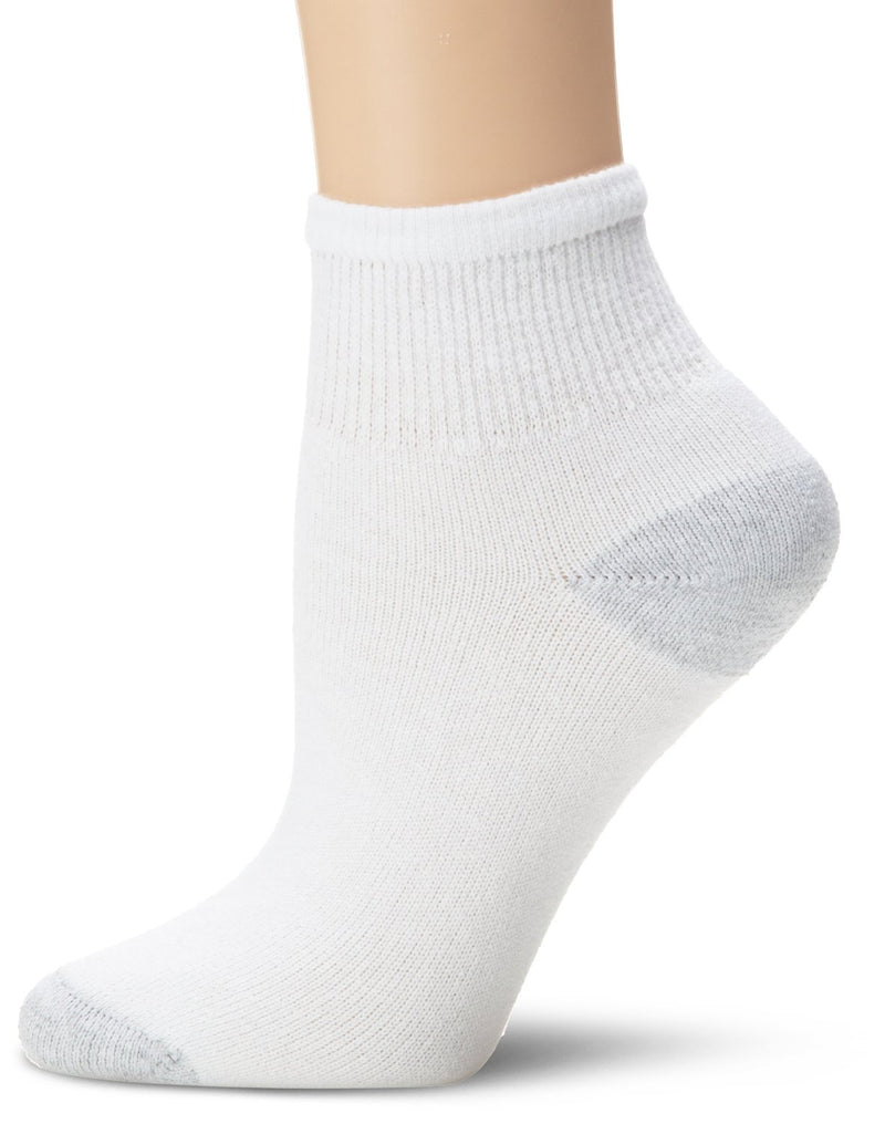 Fruit Of The Loom Womens 8 Pack Ankle Socks, 4-10, White