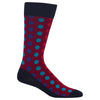 Hot Sox Mens Basics Collection Ombre Dots Slack Sock